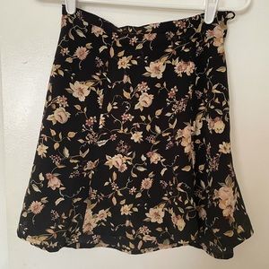 Y2k floral skirt